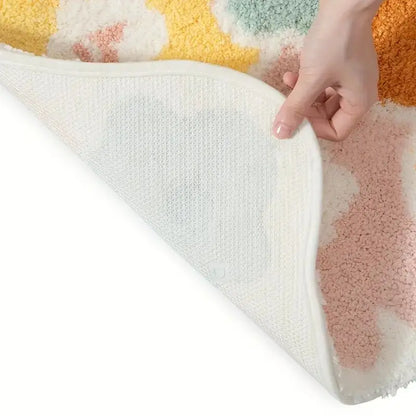 Floroux - Tapis de bain extra doux et absorbant
