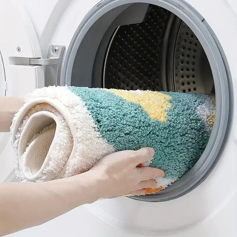 Floroux - Tapis de bain extra doux et absorbant