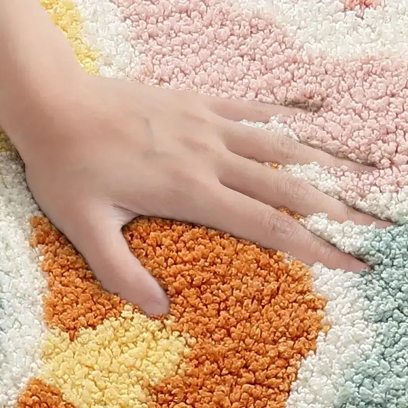 Floroux - Tapis de bain extra doux et absorbant