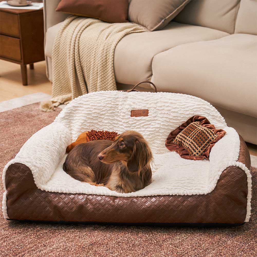 Coussin Classique Doux Coussinage Chien Lit Canapé - Patate de Canapé
