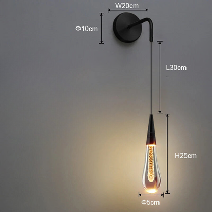 Floroux - Luminaire suspendu élégant en verre de haute qualité pour des espaces accueillants