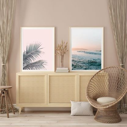 Floroux Canvas Ensemble 2 Pieces | Beach and Ocean Design | Wall Decoration for the Home | Timeless Elegance