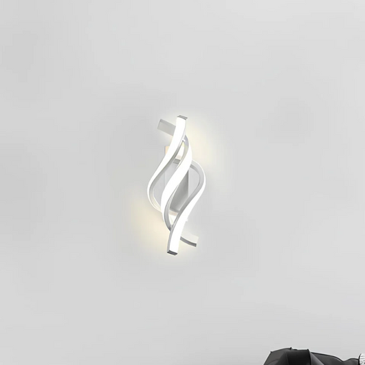 Floroux - Applique murale LED élégante au design en spirale
