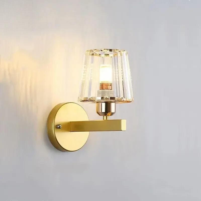 CrystalLuxe - Éclairage mural LED en cristal élégant