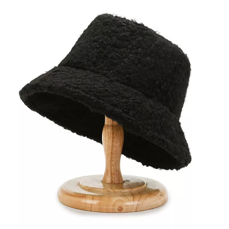 CozySheep Chapeau - Chaud Bucket Teddy pour les jours d'hiver