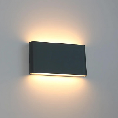 Floroux - Applique murale LED élégante et intempérienne pour les espaces extérieurs