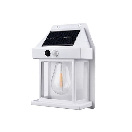 Floroux – Lampe extérieure en tungstène fonctionnant à l'énergie solaire