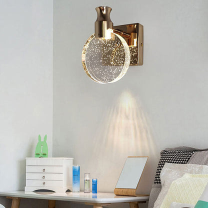 Floroux – LED Wall Light Crystal Nordic | Modern Design | Warm & White Light | Bubble Effect