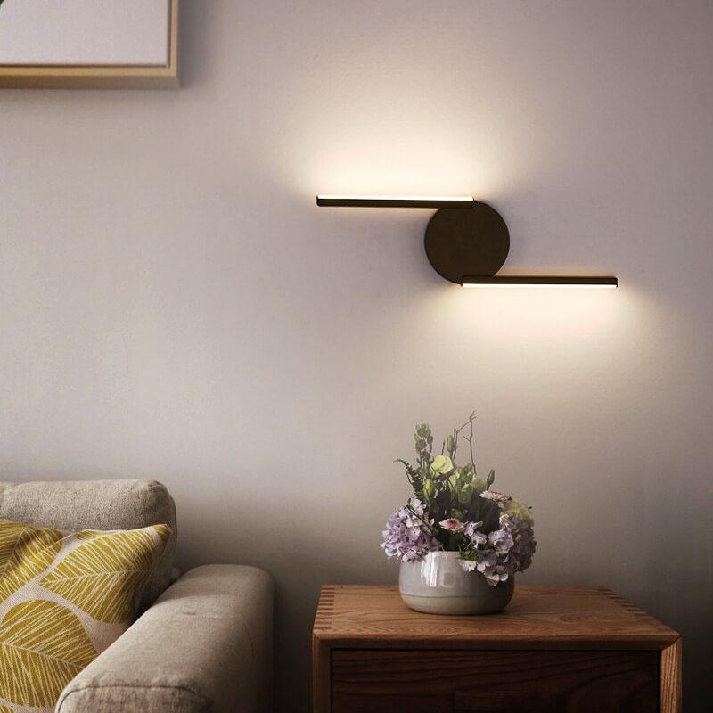 Applique LED Curves Line moderne minimaliste avec 1 lumière