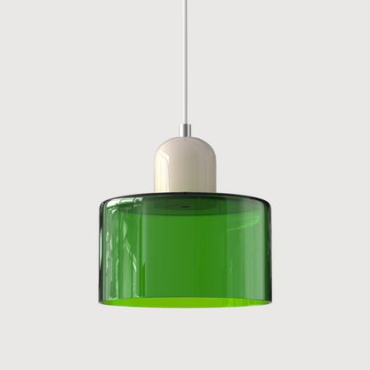Floroux Glass Suspension | Creative Bauhaus Design | Colorful Accents | Atmospheric Lighting for Dining Room & Living Room