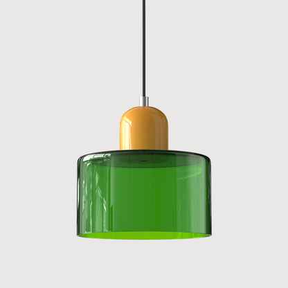 Floroux Glass Suspension | Creative Bauhaus Design | Colorful Accents | Atmospheric Lighting for Dining Room & Living Room