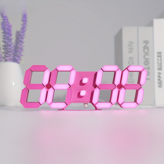 LuxTime – Réveil LED numérique élégant avec atténuation