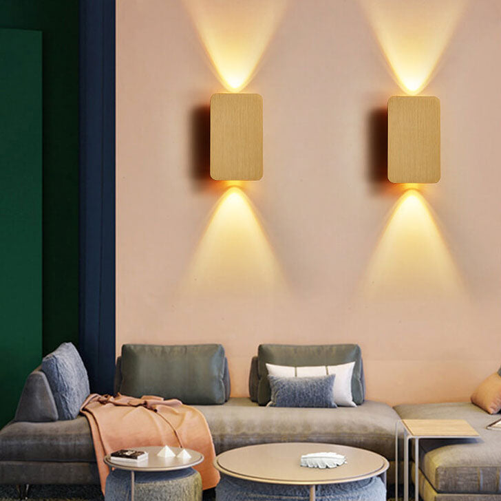 Floroux Design Nordic LED Wall Lamp | Aluminium Modern | Flat Panel | Energy Saving | Decorative Lamp for Living Room & Office