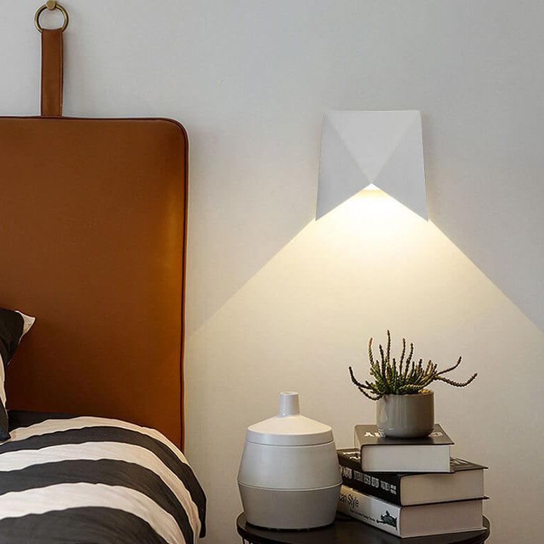 Applique LED origami moderne minimaliste avec 1 lumière