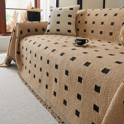 Couverture de canapé/couverture de sofa en matrice carrée