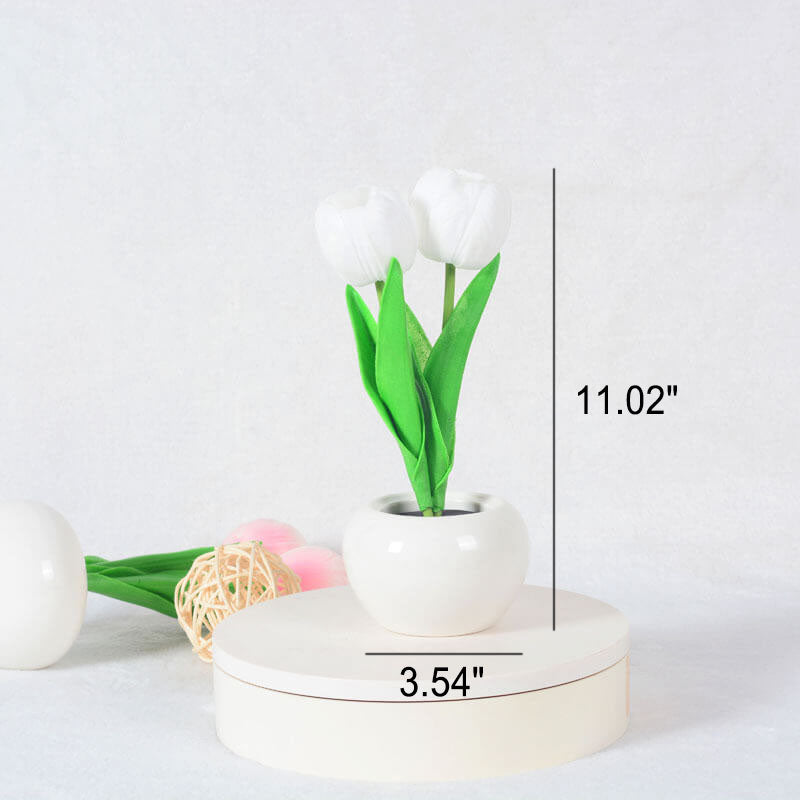 Floroux LED Night Table Lamp | Creative Flower Design | Tulip & Peony | Ambient Light