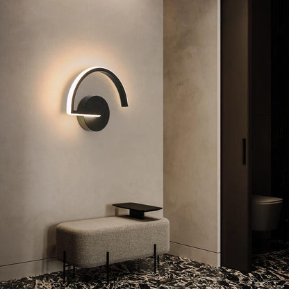 Applique LED Curves Line moderne minimaliste avec 1 lumière