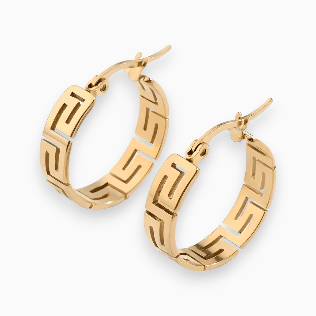 EleganceEarrings - Luxe Lila Boucles d'oreilles