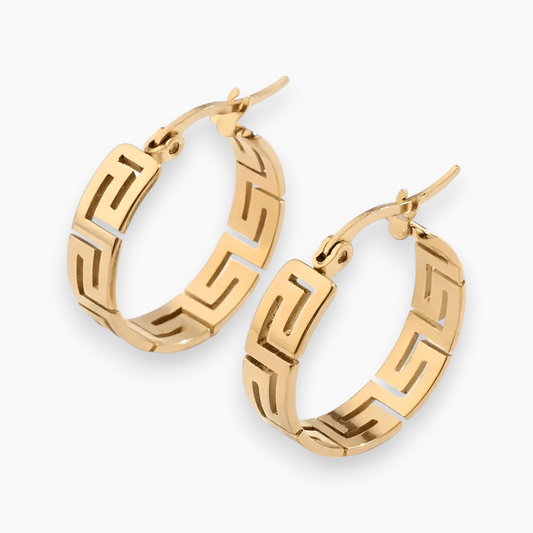 EleganceEarrings - Luxe Lila Boucles d'oreilles
