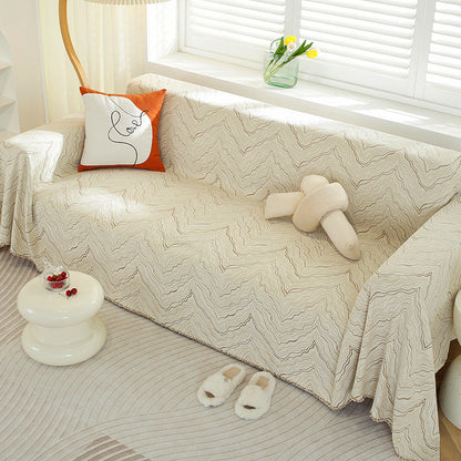 Couverture de canapé/couche Chenille Layer of Peaks