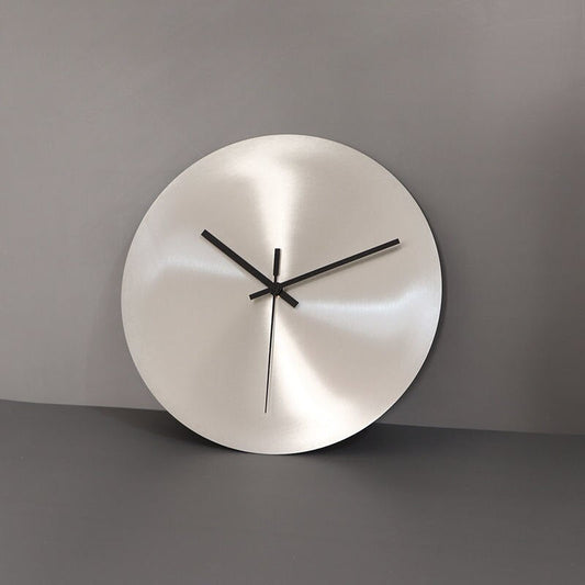 Floroux - Horloge murale en acier inoxydable