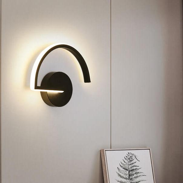 Applique LED Curves Line moderne minimaliste avec 1 lumière