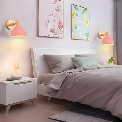 Floroux - Applique murale en bois rustique pour une atmosphère chaleureuse