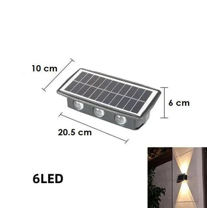 SolarStream – Lampe murale solaire pour l'extérieur