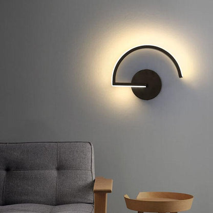 Applique LED Curves Line moderne minimaliste avec 1 lumière