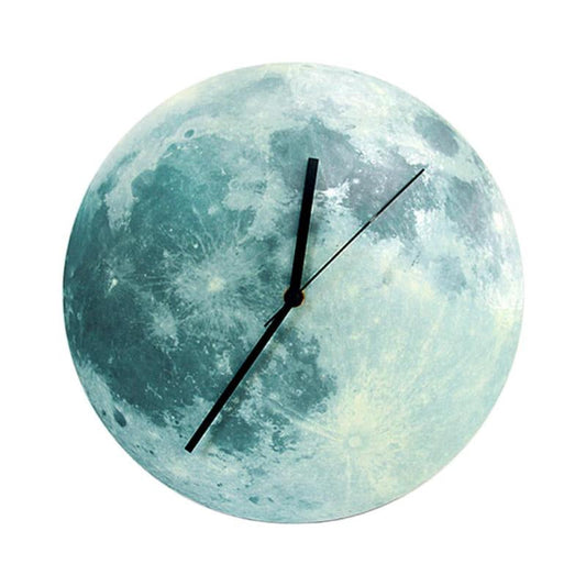 Floroux - Horloge murale Lune lumineuse