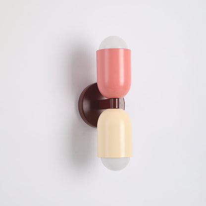 Applique Murale LED Morandi Moderne 2-flamme Noire Intérieur/Couloir Métal