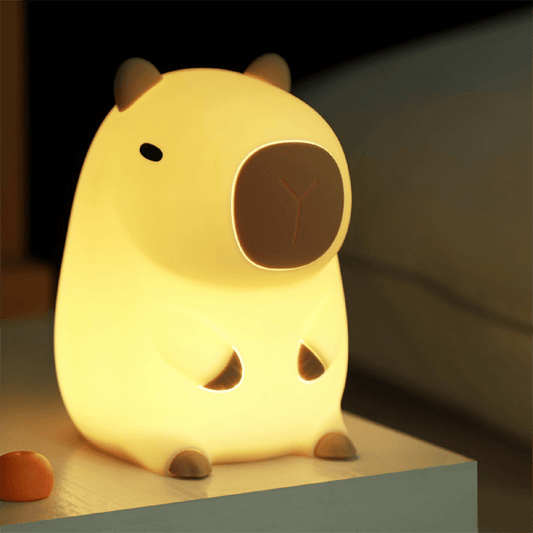 Lampe de nuit squishy capybara rose exclusive - Cadeau parfait pour les enfants et les filles