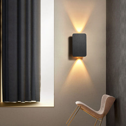 Floroux Design Nordic LED Wall Lamp | Aluminium Modern | Flat Panel | Energy Saving | Decorative Lamp for Living Room & Office