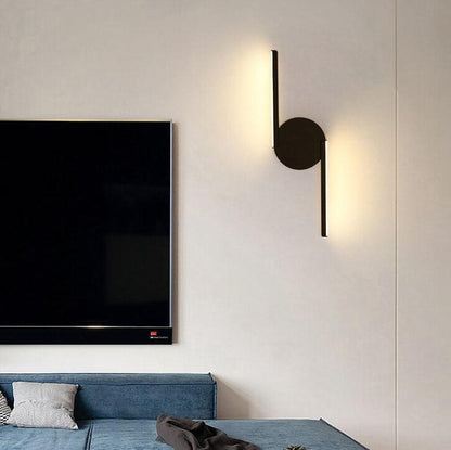 Applique LED Curves Line moderne minimaliste avec 1 lumière