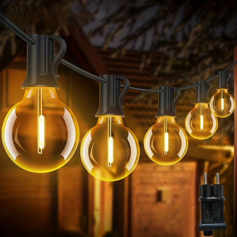 BrillanceVin G40 LED-Câble lampes - Élégante éclairage LED d'extérieur pour fêtes