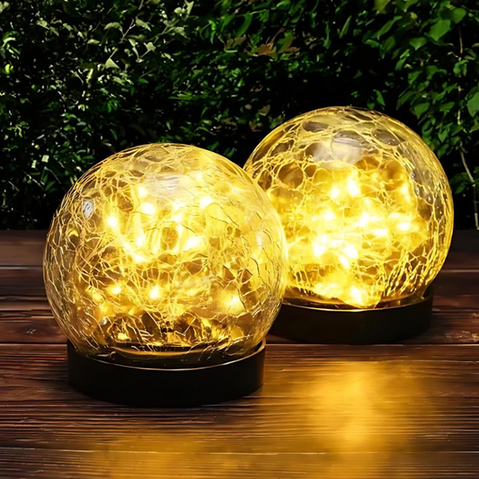 Floroux | Lumière extérieure LED solaire étanche avec des fleurs de pêcher