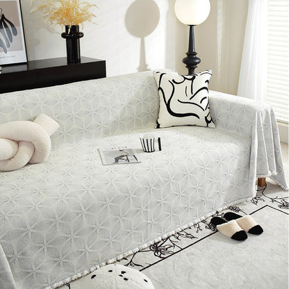 Couverture de canapé en chenille confortable