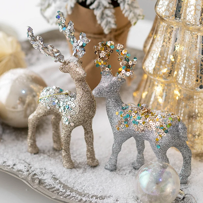 Élément Décoratif Étincelant – Décoration de Noël Luxe pour une Ambiance Festive