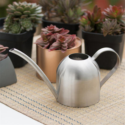 Stainless steel watering can Floroux with flexible spout | Modern design | Perfect watering | Rust resistant