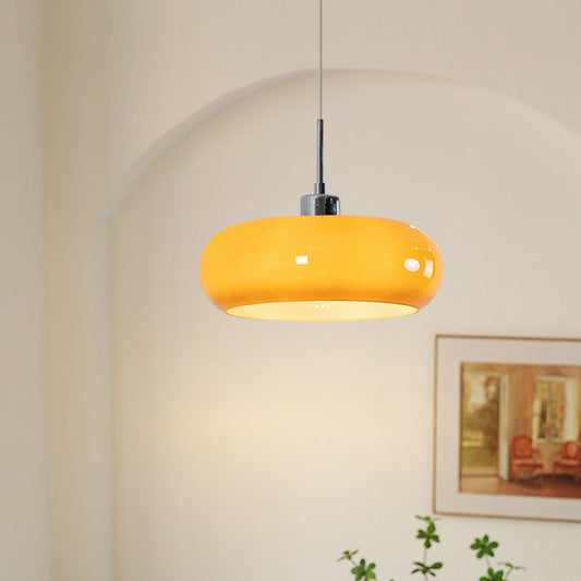 Floroux glass pendant light in loaf shape | Vintage design | Dimmable light | Perfect for kitchen and dining room