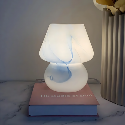 Floroux Champignon Lampe de Table LED | Charme Vintage pour Votre Maison