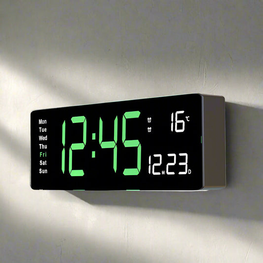 Horloge numérique en acrylique coloré - Apportez de la couleur à votre intérieur !