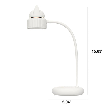 Floroux Lampe de Table LED | Design Oreilles de Chat | Amical pour les Yeux | Lampe Clip & Normale | Moderne & Créatif