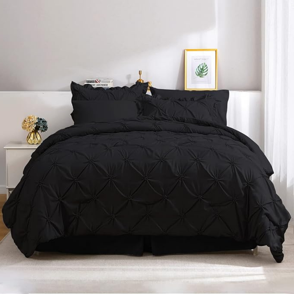 Floroux - Ensemble de literie trois pièces de haute qualité pour un sommeil stylé