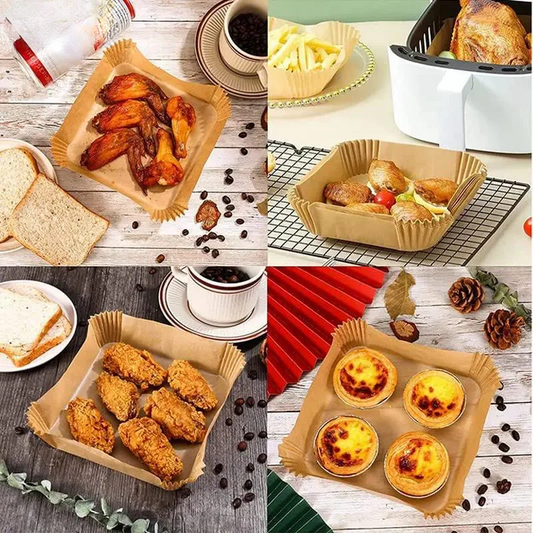 AirFryClean Papier - Papier de cuisson antiadhésif innovant pour Airfryers