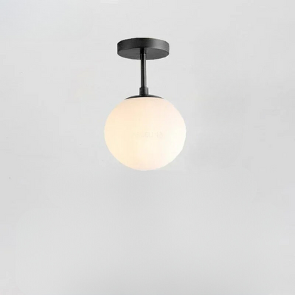 LumièreNordique - Plafonnier LED en Verre Élégant