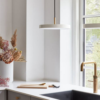 Floroux - Lustre élégant nordique à sous-verres plafonnier