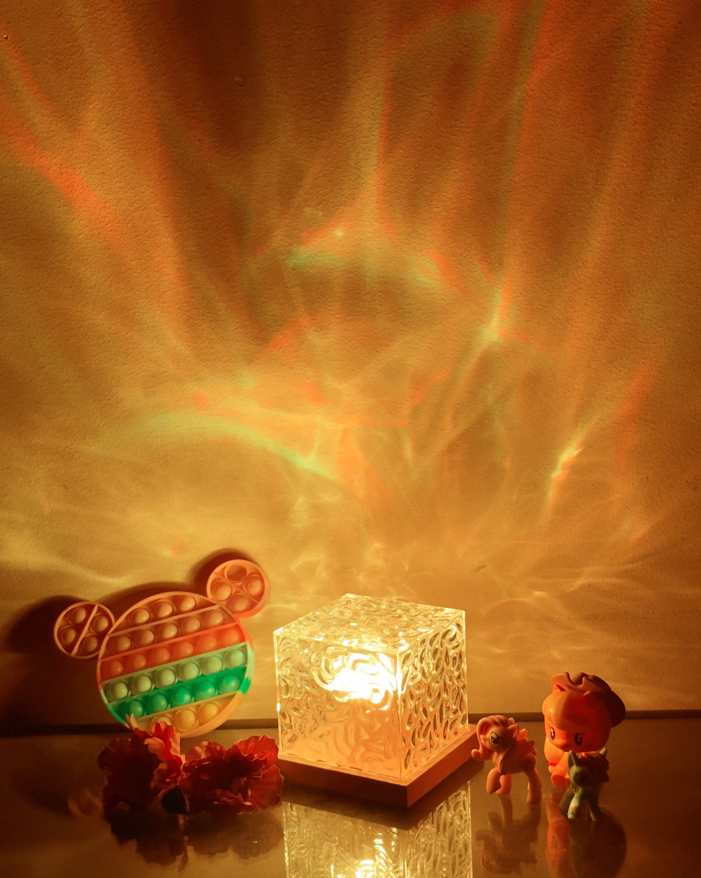 Floroux Qrismora Lampe de table LED | Sans fil | Lumière d'ambiance | Design moderne