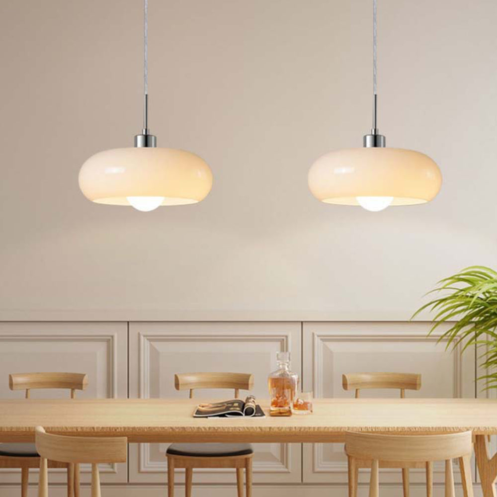 Floroux glass pendant light in loaf shape | Vintage design | Dimmable light | Perfect for kitchen and dining room