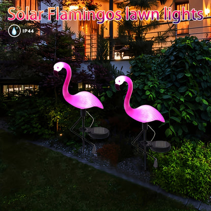 SolarFlamingo Light - Élégante lampe de jardin flamant rose à énergie solaire